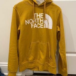 Mustard North Face men’s hoodie